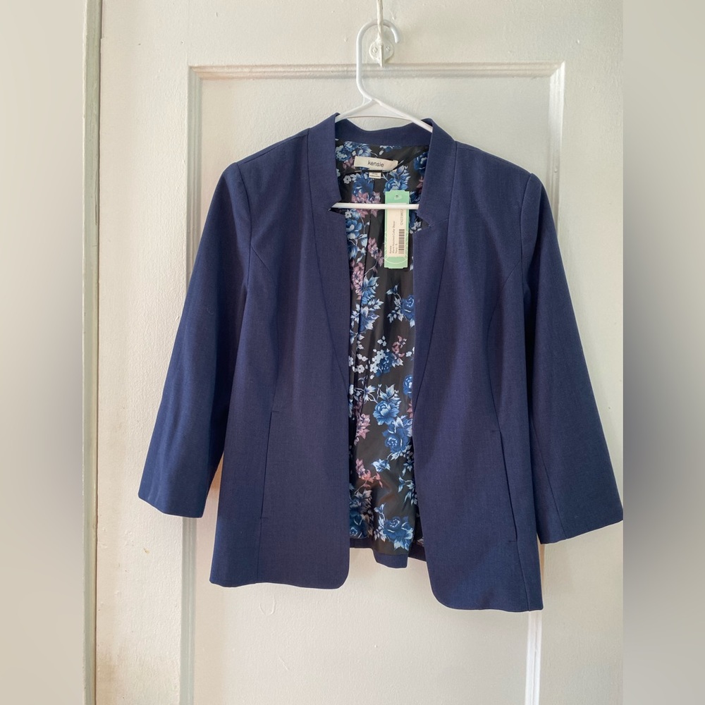 Blazer 3/4 - navy color